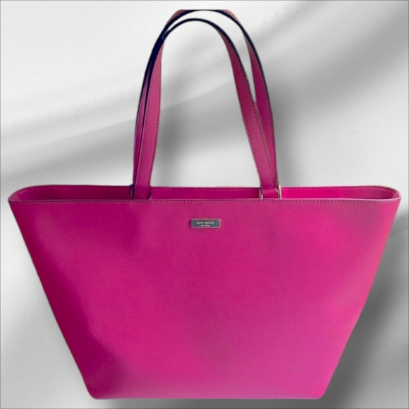 Kate Spade Newbury Lane Jules Saffiano Leather Large TOTE BAG 19in X 11in EUC - Picture 1 of 9